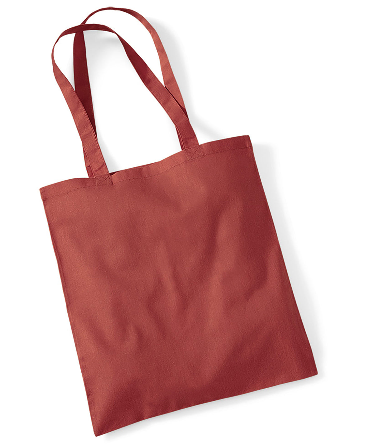Westford Mill WM101 Bag for life - long handles in Orange Rust