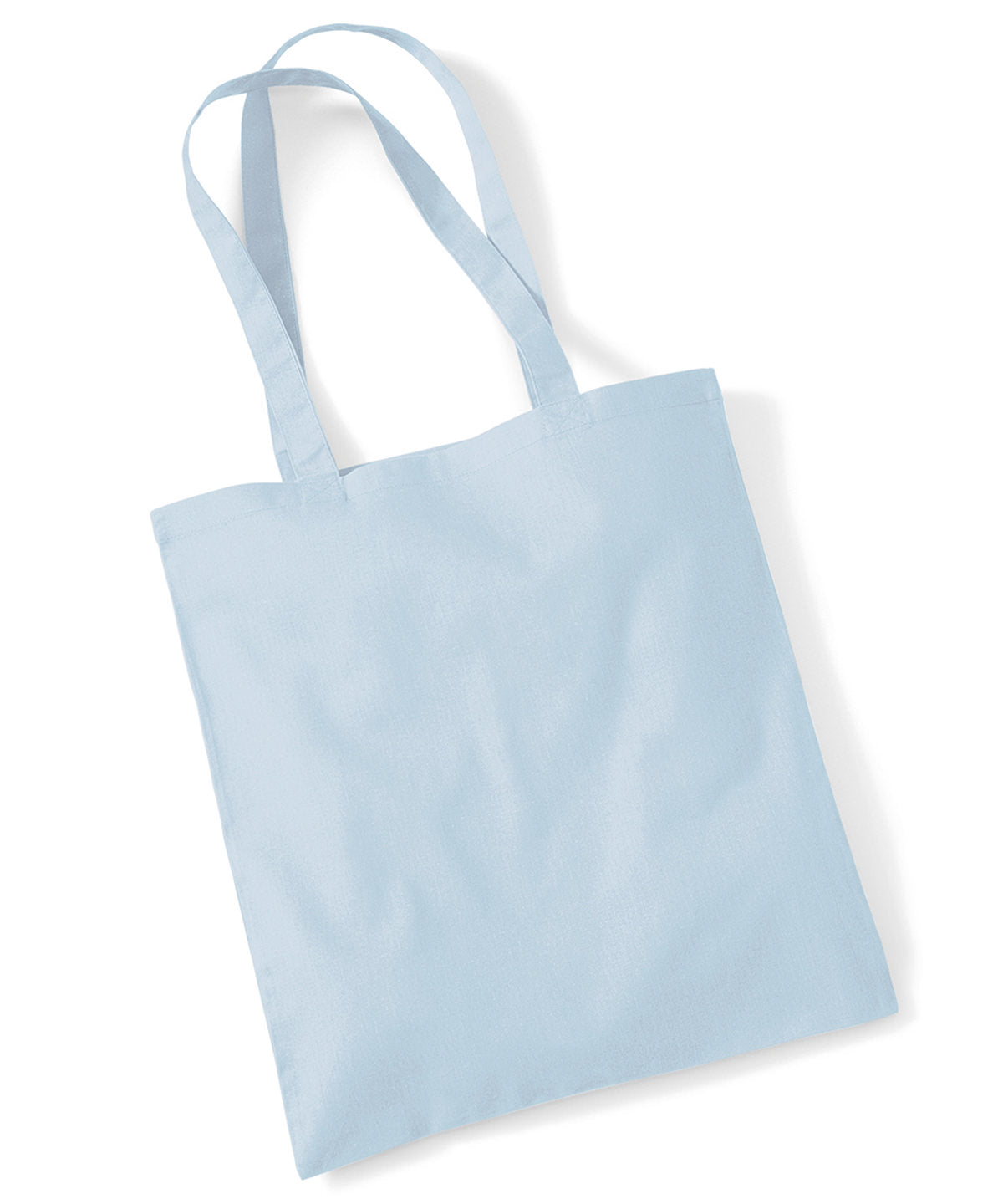 Westford Mill WM101 Bag for life - long handles in Pastel Blue