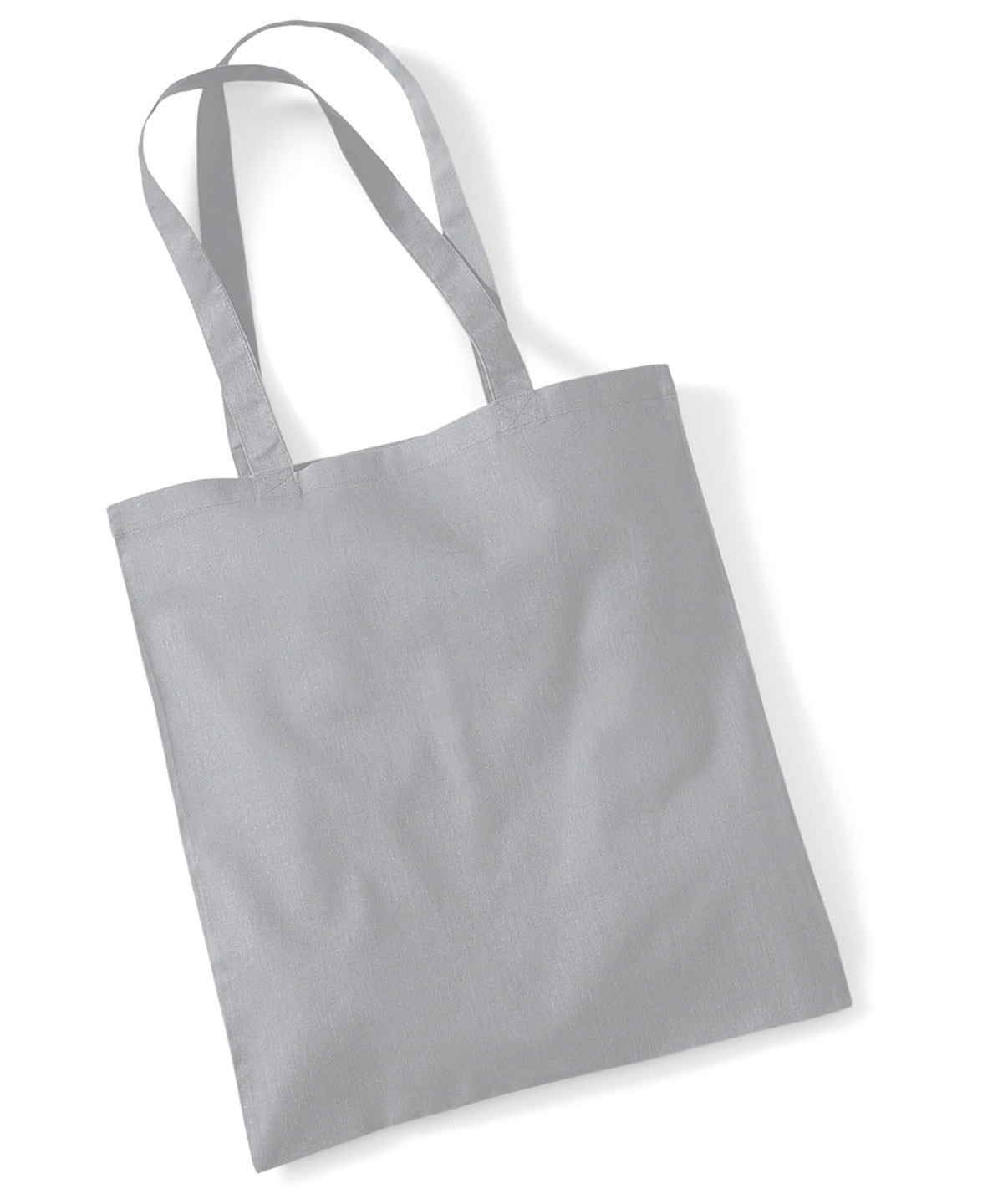 Westford Mill WM101 Bag for life - long handles in Pure Grey