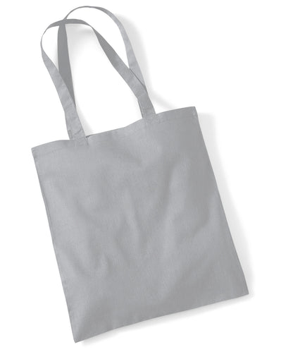 Westford Mill WM101 Bag for life - long handles in Pure Grey