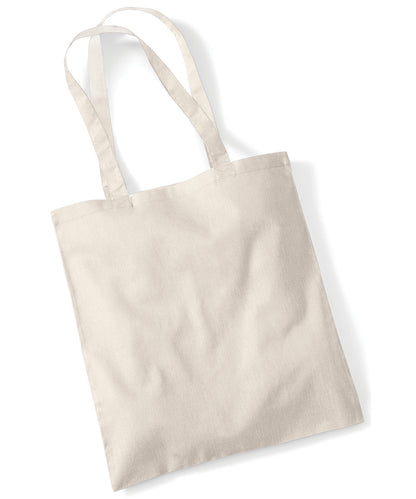 Westford Mill WM101 Bag for life - long handles in Sand