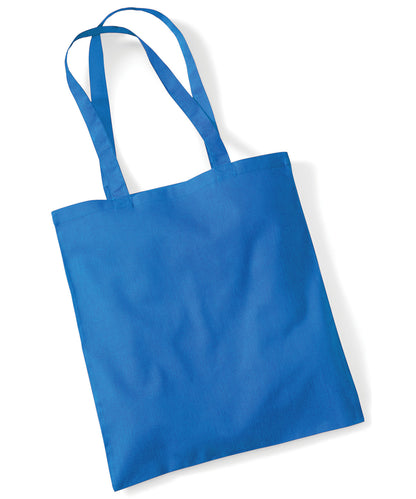 Westford Mill WM101 Bag for life - long handles in Sapphire Blue