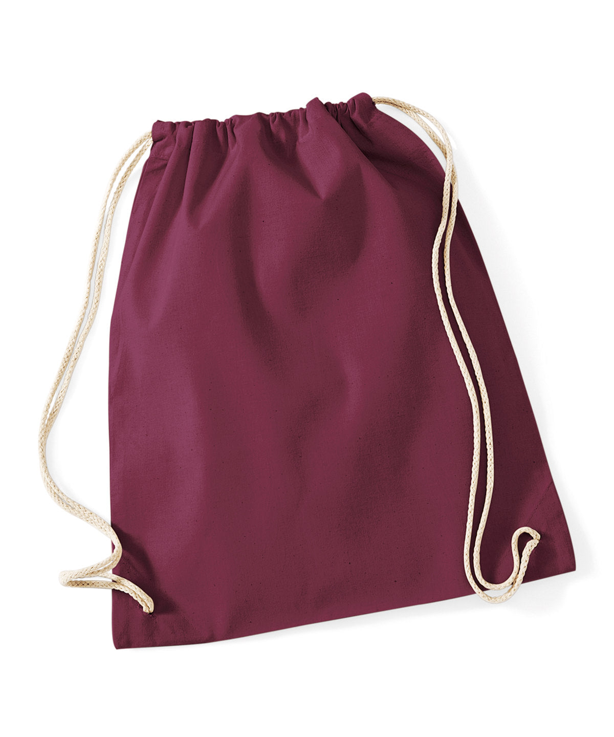 Westford Mill WM110 Cotton gymsac in Burgundy