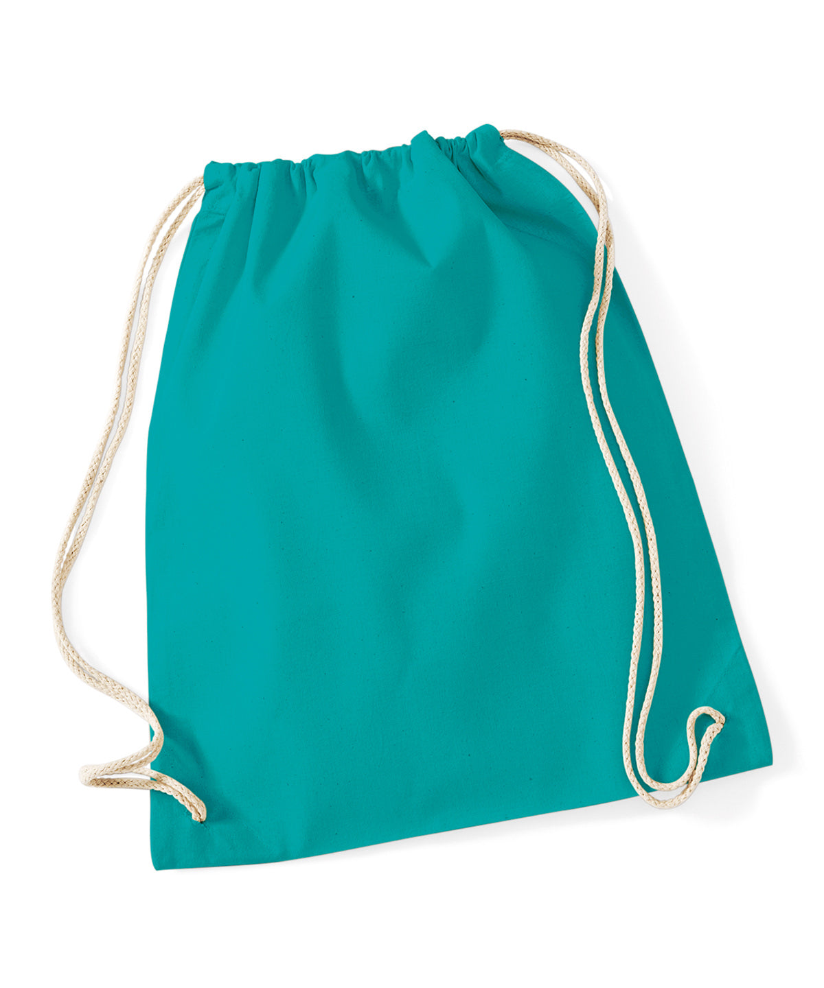 Westford Mill WM110 Cotton gymsac in Emerald