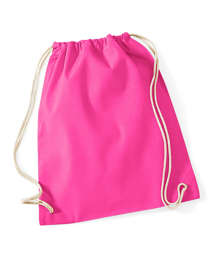 Westford Mill WM110 Cotton gymsac in Fuchsia