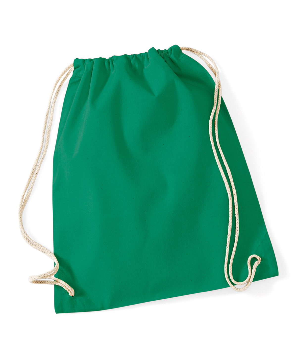 Westford Mill WM110 Cotton gymsac in Kelly Green