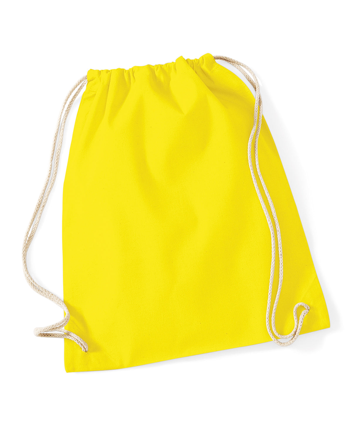 Westford Mill WM110 Cotton gymsac in Yellow