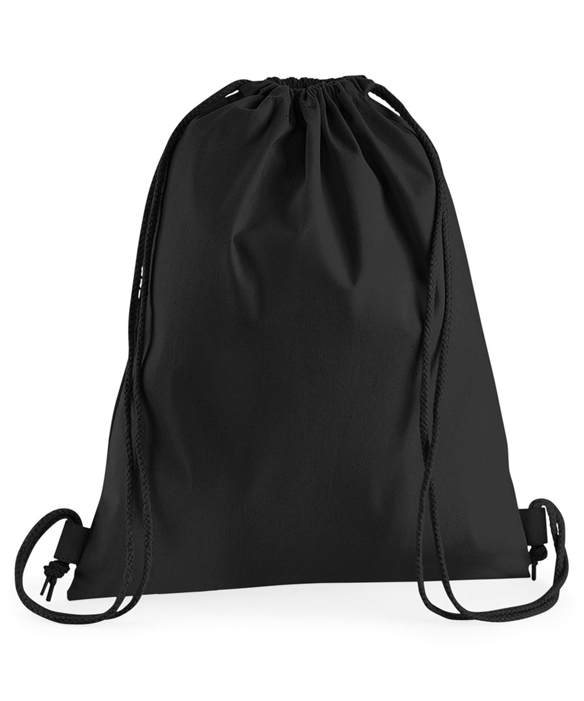 Westford Mill WM210 Premium cotton gymsac in Black