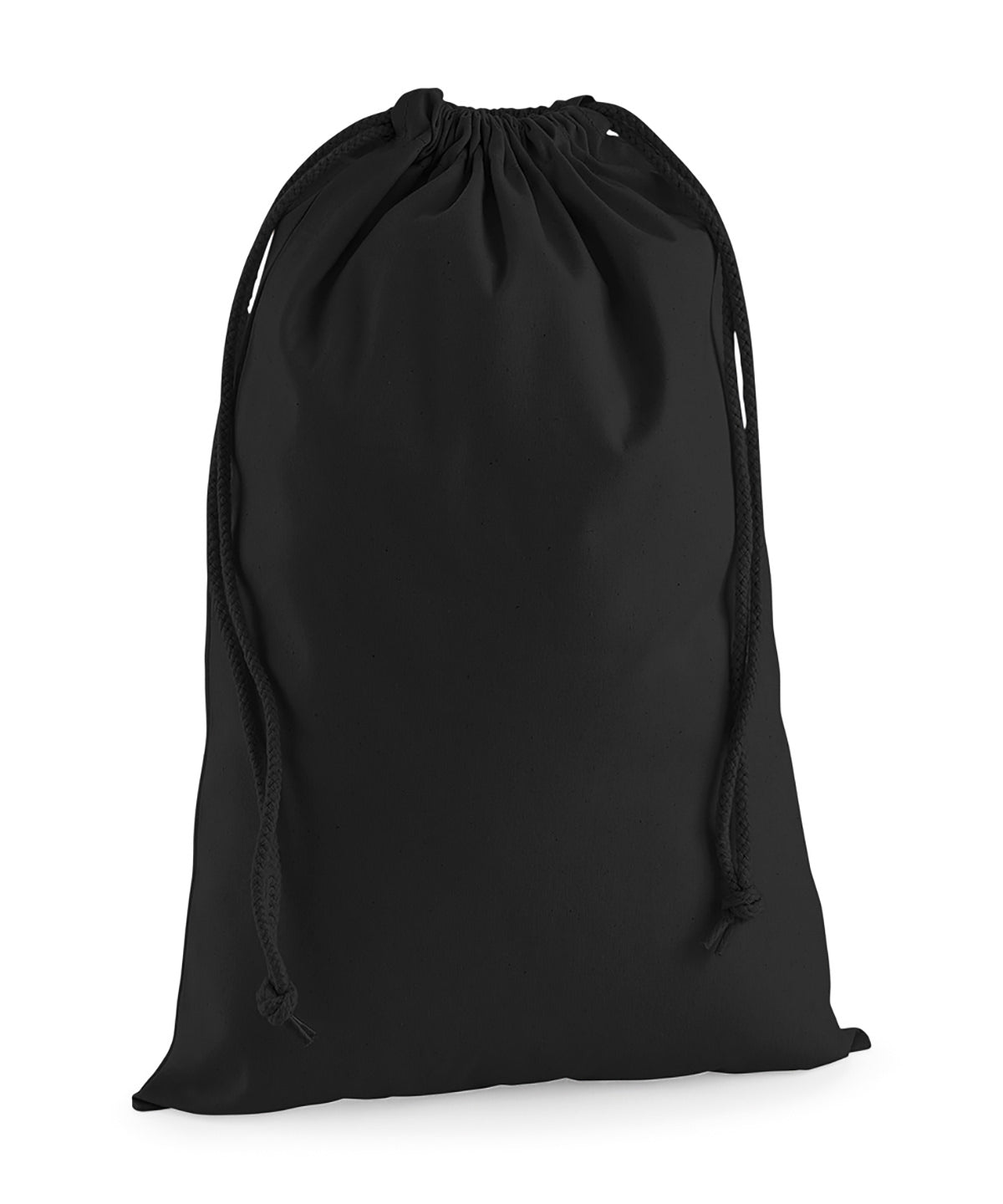 Westford Mill WM216 Premium cotton stuff bag in Black