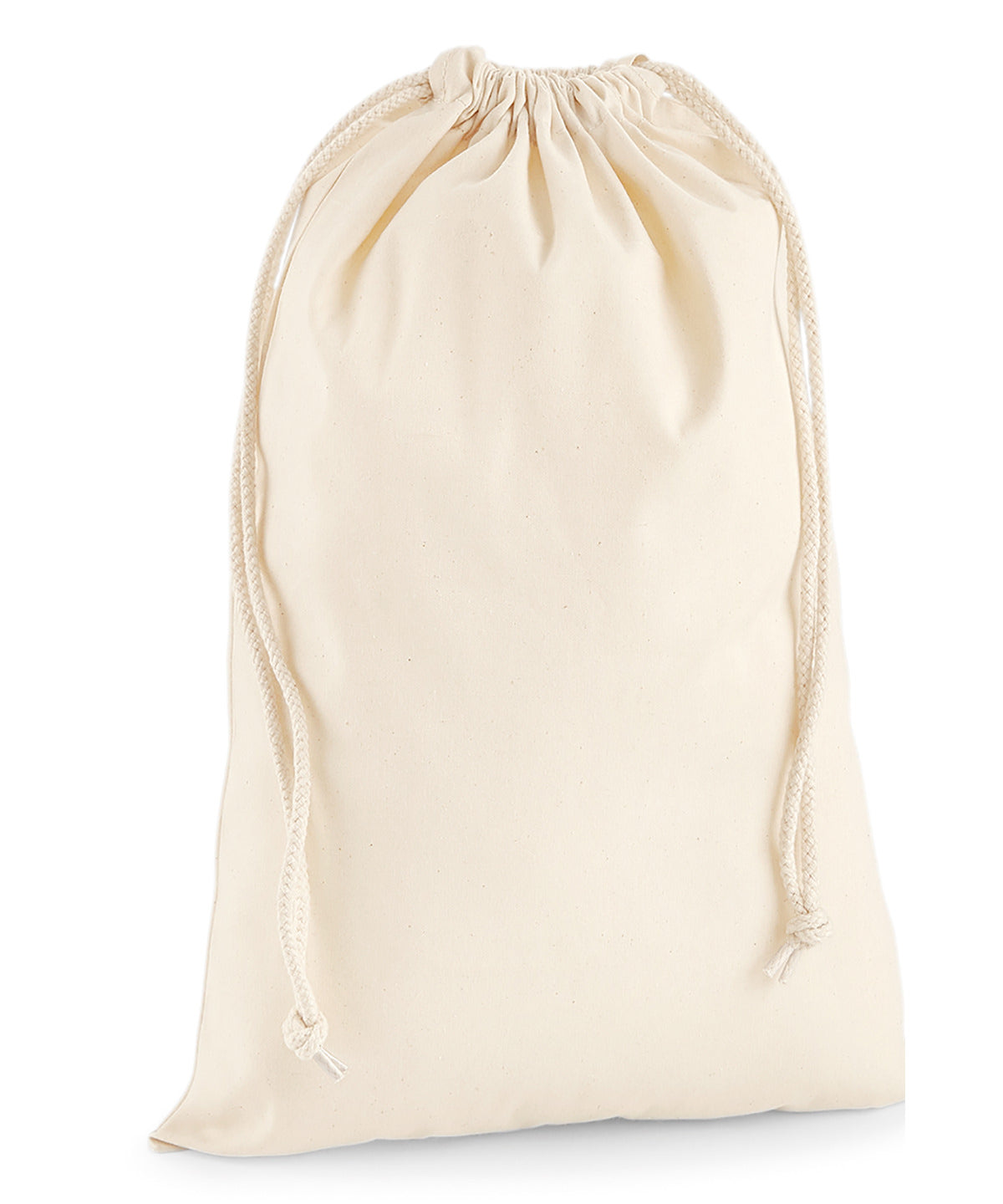 Westford Mill WM216 Premium cotton stuff bag in Natural