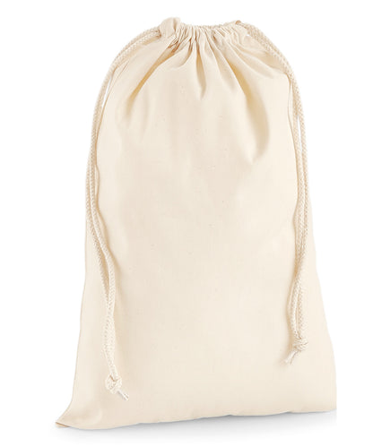 Westford Mill WM216 Premium cotton stuff bag in Natural