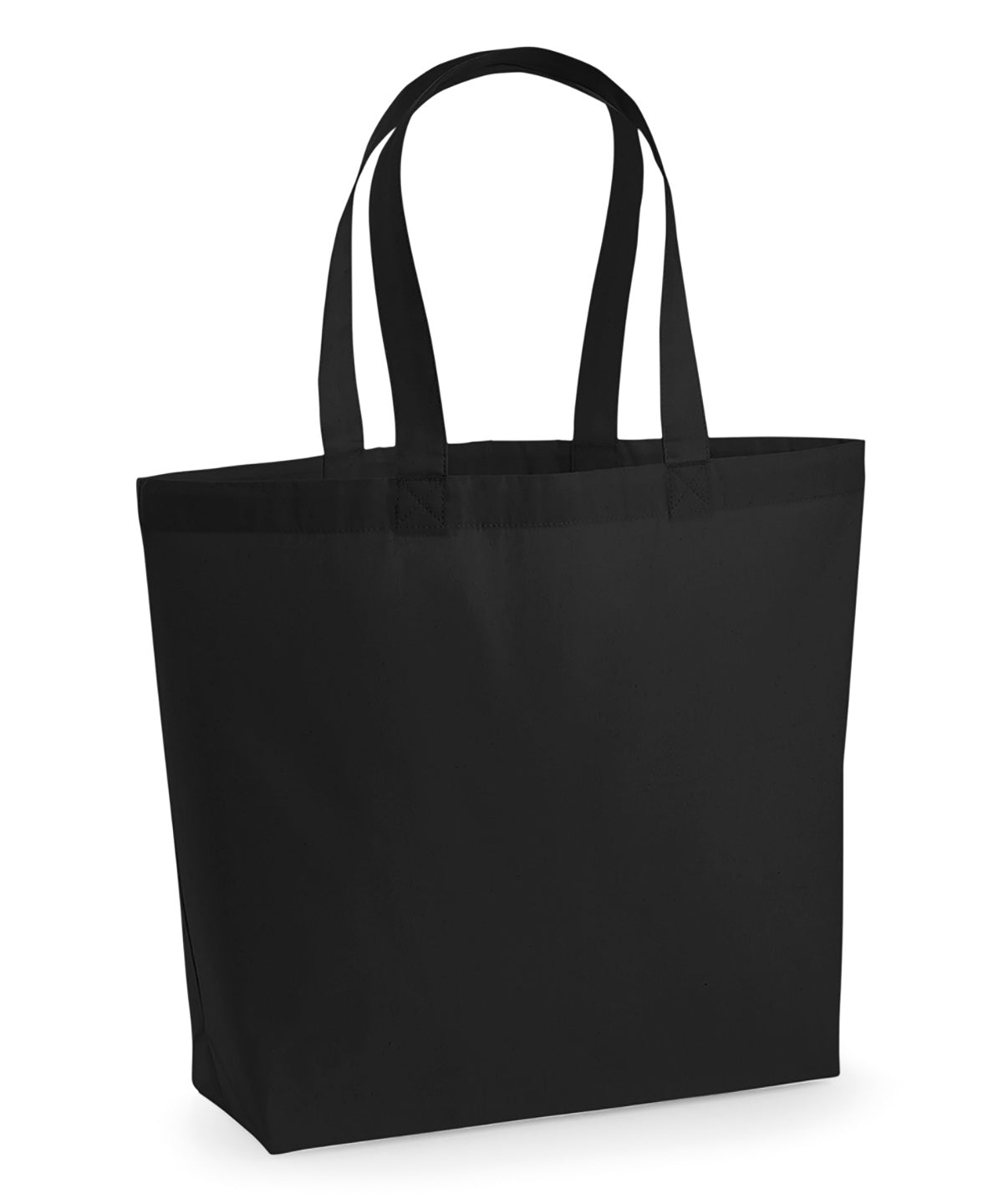 Westford Mill WM225 Premium cotton maxi tote in Black