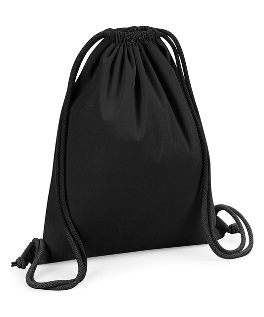 Westford Mill WM260 Organic premium cotton gymsac in Black