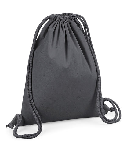 Westford Mill WM260 Organic premium cotton gymsac in Graphite Grey