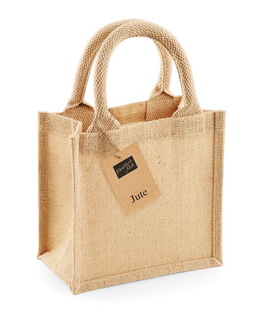 Westford Mill WM411 Jute petite gift bag in Natural