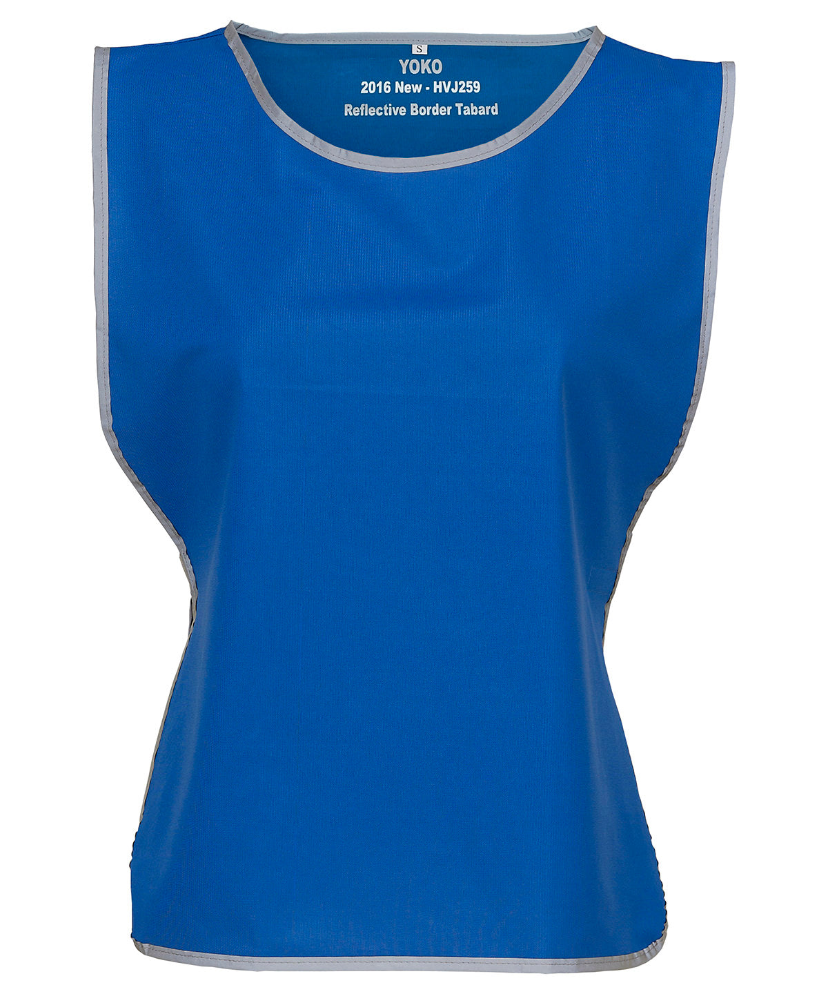 Yoko YK009 Hi-vis reflective border tabard (HVJ259) in Royal Blue