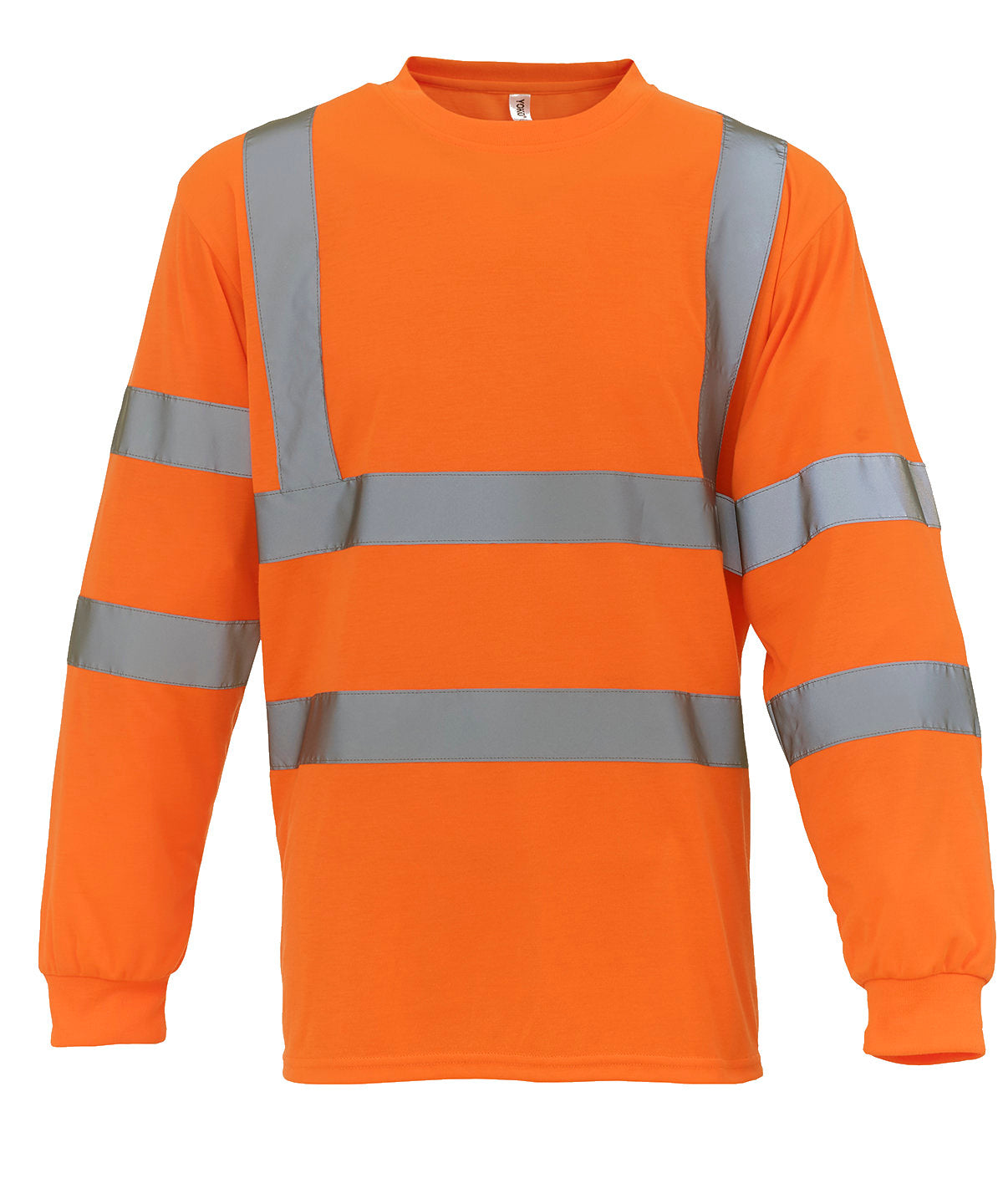 Yoko YK033 Hi-vis long sleeve t-shirt (HVJ420) in Orange