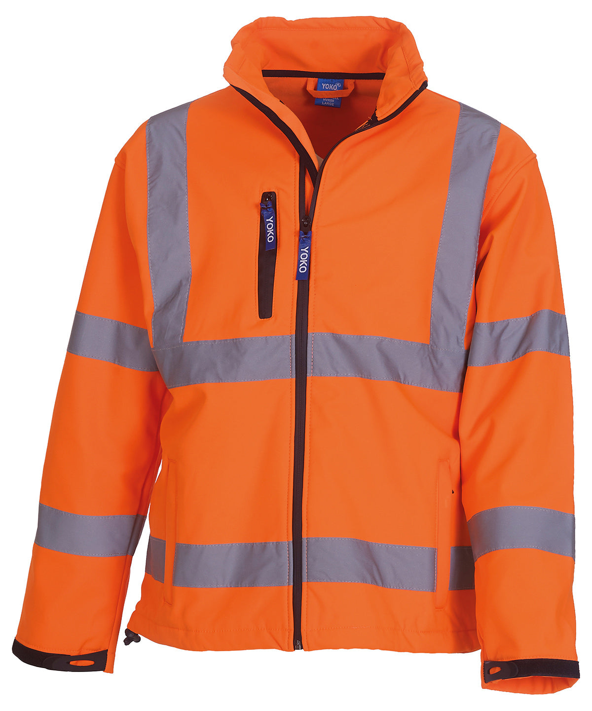 Yoko YK040 Hi-vis softshell jacket (HVK09) in Orange