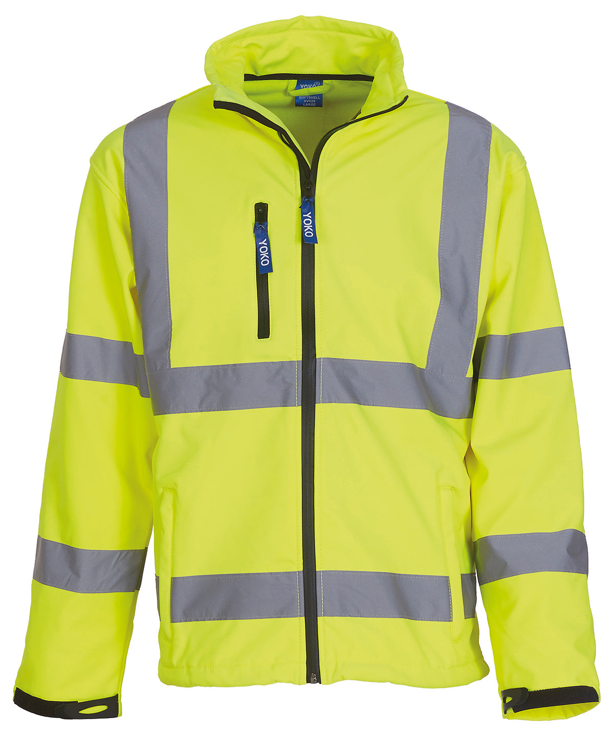 Yoko YK040 Hi-vis softshell jacket (HVK09) in Yellow