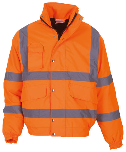 Yoko YK043 Hi-vis classic bomber jacket (HVP211)