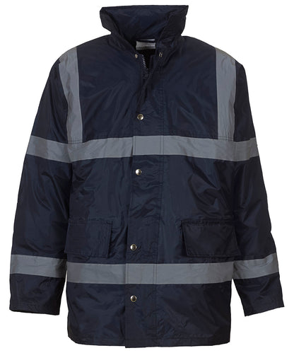 Yoko YK046 Hi-vis security jacket (HVP301) in Navy