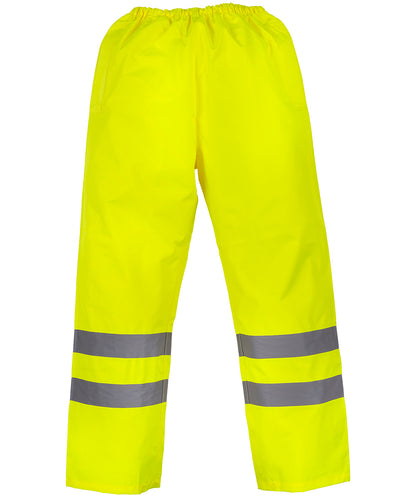 Yoko YK070 Hi-vis waterproof overtrousers (HVS461) in Yellow