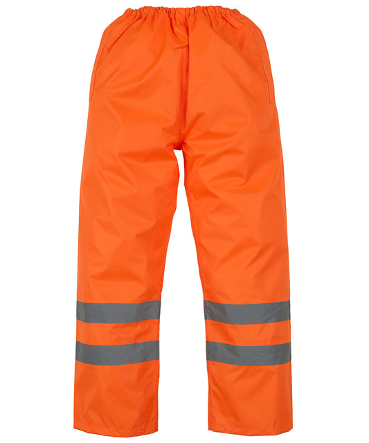 Yoko YK071 Hi-vis waterproof overtrousers (HVS462) in Orange