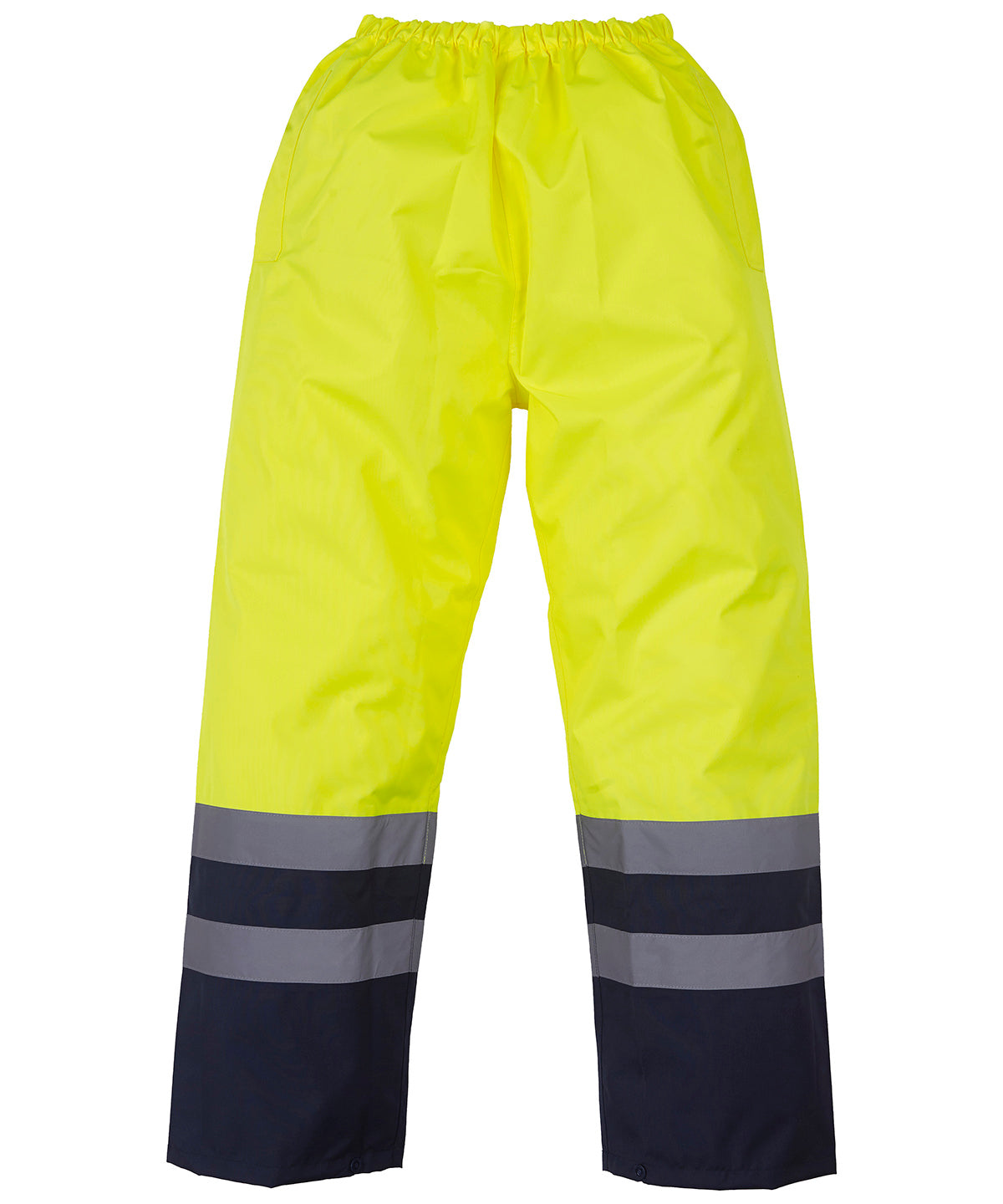 Yoko YK072 Hi-vis waterproof overtrousers (HVS463) in Yellow/Navy