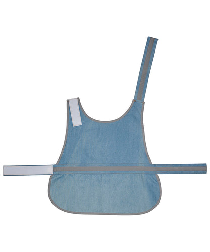 Yoko YK180 Hi-vis dog vest (HVDW15) in Washed Denim