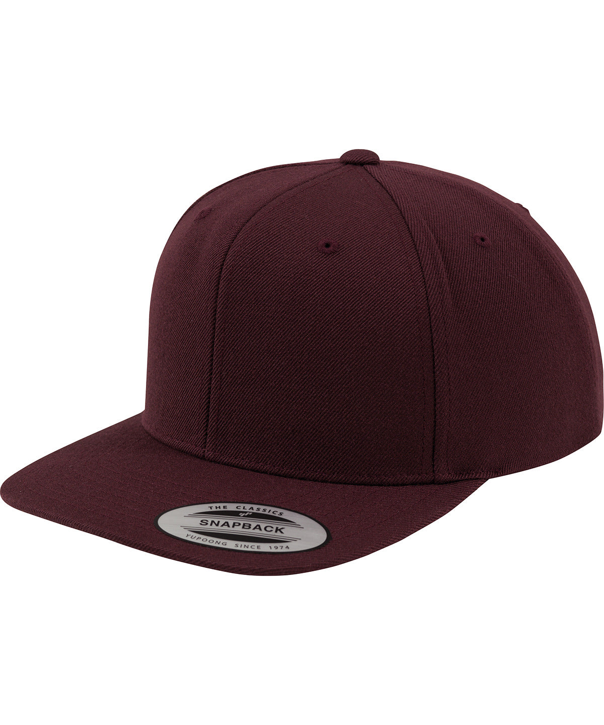 Flexfit by Yupoong YP001 The classic snapback (6089M) in Maroon/Maroon