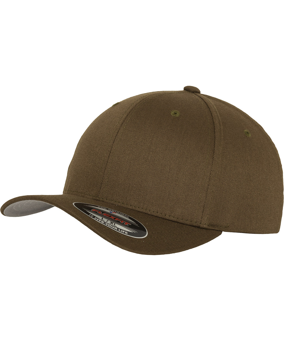 Flexfit by Yupoong YP004 Flexfit fitted baseball cap (6277) in Olive