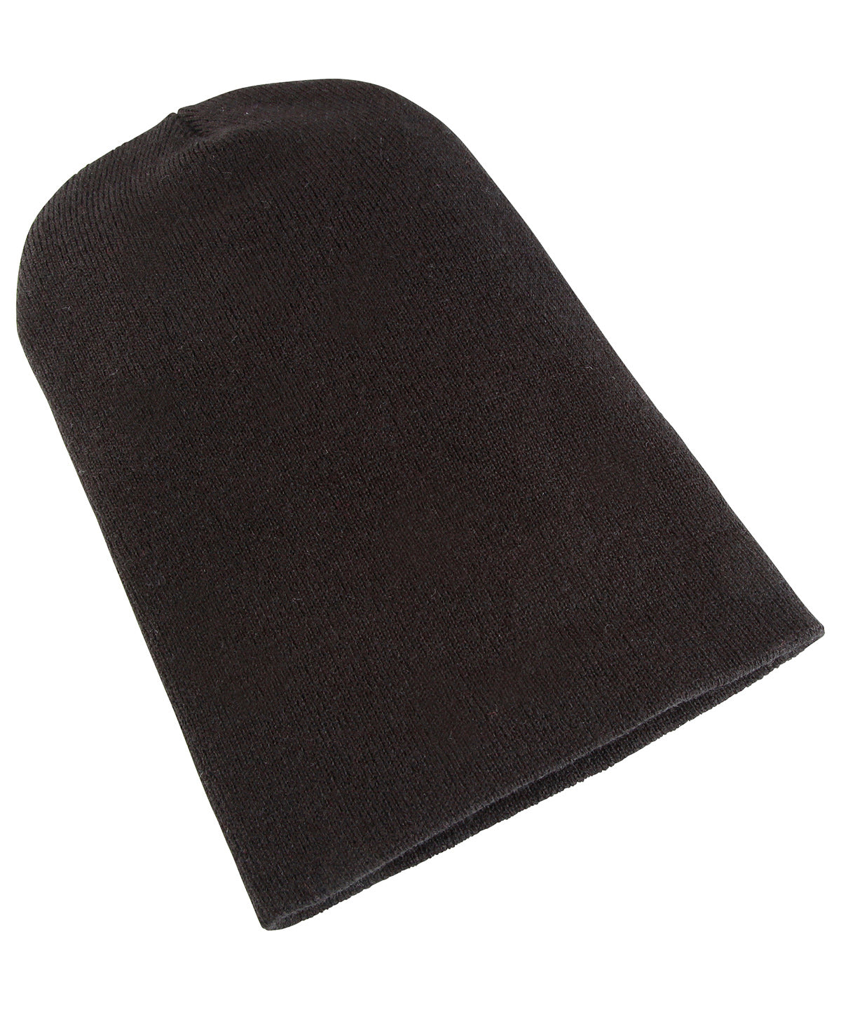Flexfit by Yupoong YP012 Heavyweight long beanie (1501KC) in Black