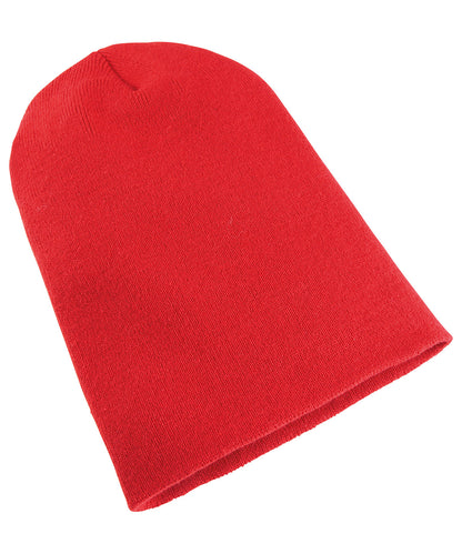 Flexfit by Yupoong YP012 Heavyweight long beanie (1501KC) in Red