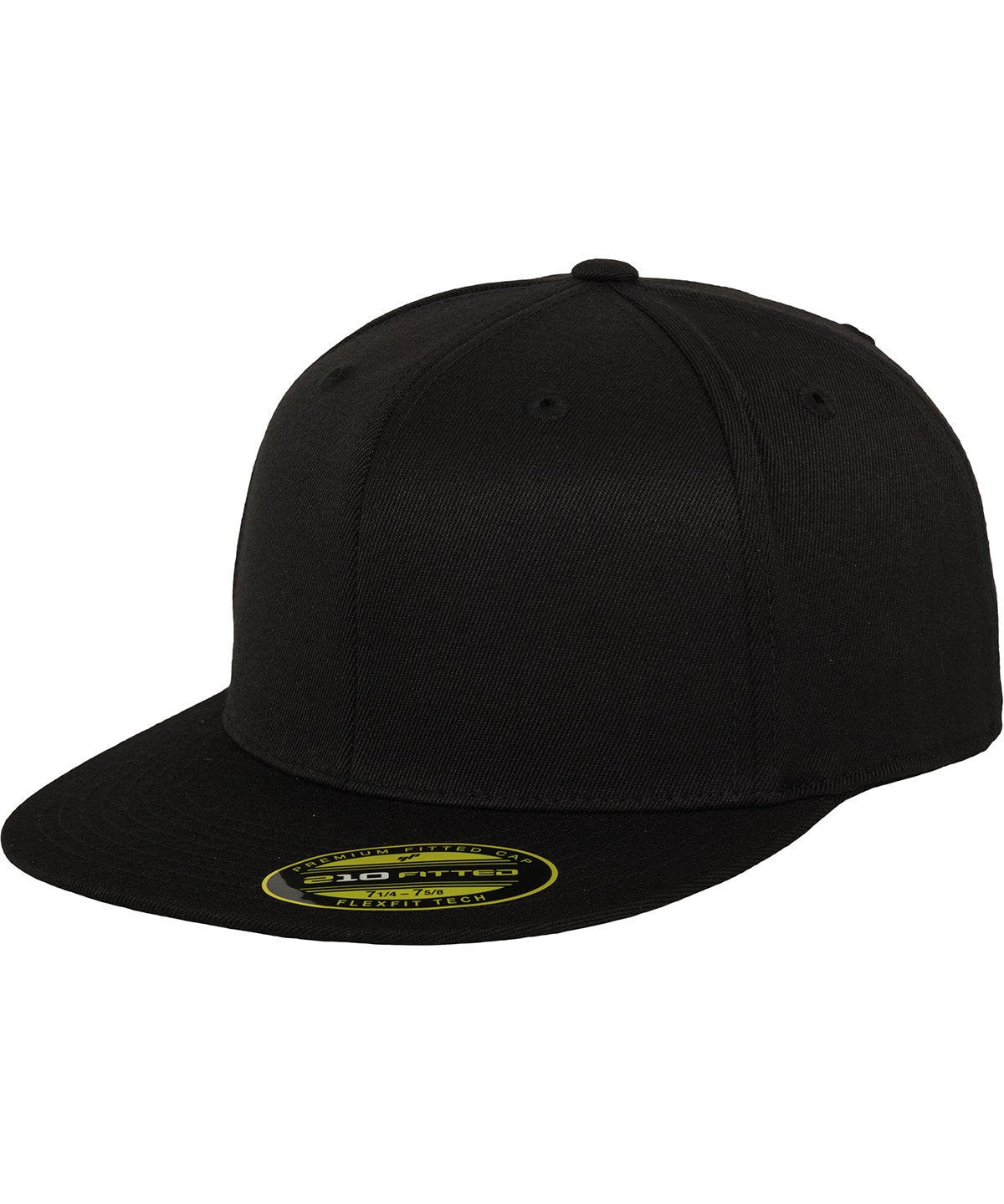 Flexfit by Yupoong YP017 Premium 210 fitted cap (6210) in Black