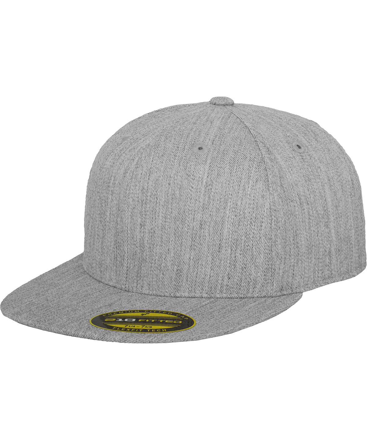 Flexfit by Yupoong YP017 Premium 210 fitted cap (6210) in Heather Grey