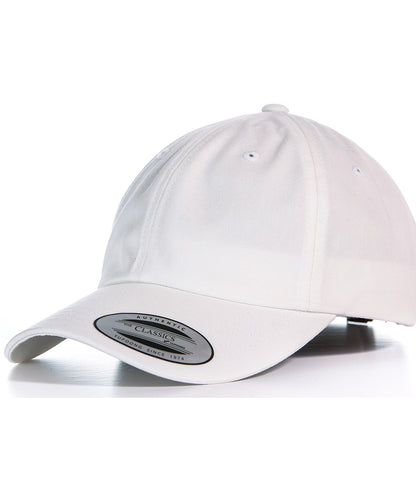Flexfit by Yupoong YP022 Dad hat baseball strap back (6245CM) in White