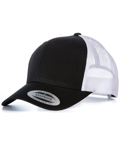 Flexfit by Yupoong YP023 Retro trucker cap (6606) in Black/White