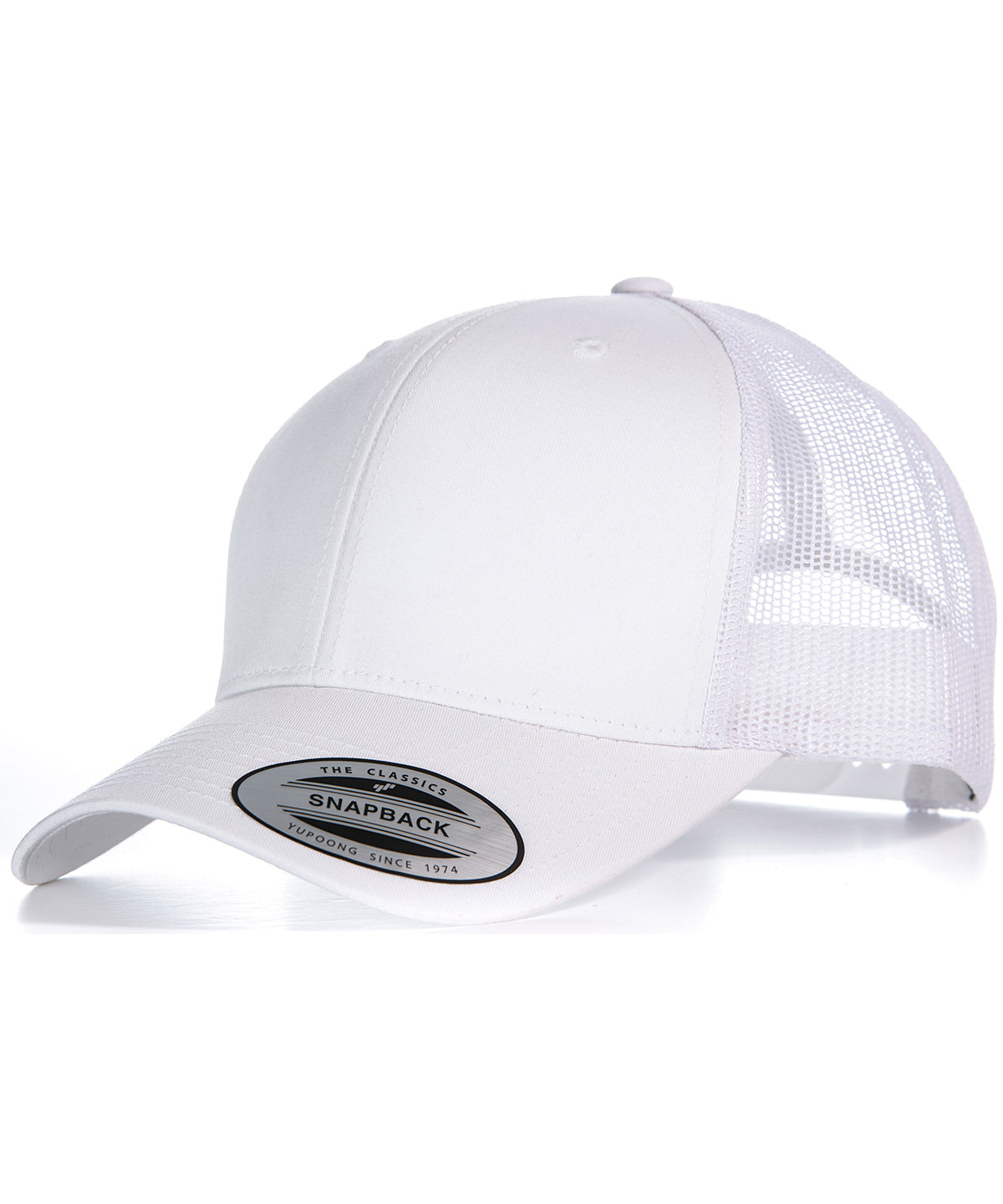 Flexfit by Yupoong YP023 Retro trucker cap (6606) in White/White
