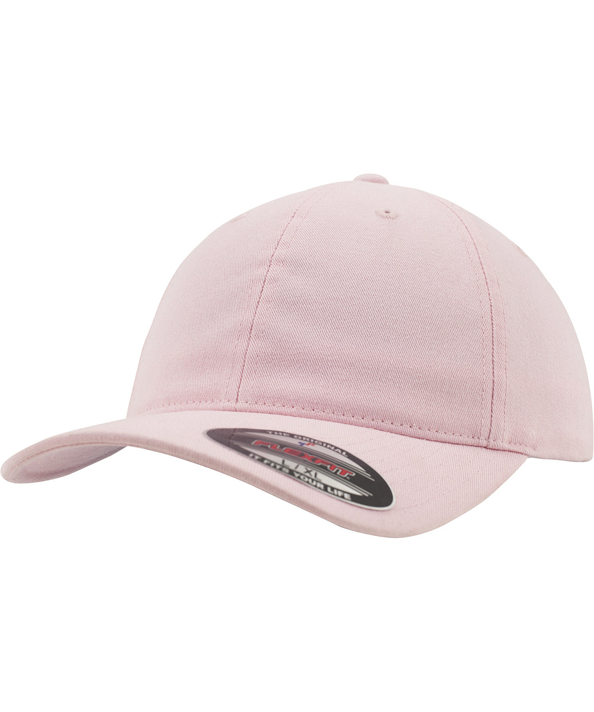 Flexfit by Yupoong YP027 Flexfit garment washed cotton dad hat (6997) in Pink