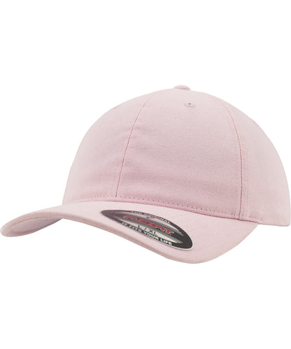 Flexfit by Yupoong YP027 Flexfit garment washed cotton dad hat (6997) in Pink