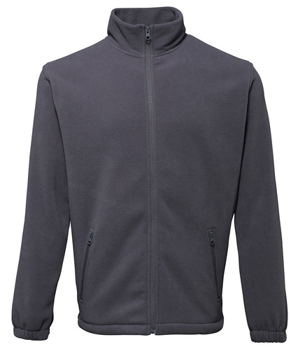 2786 TS014 Full-zip fleece in Charcoal