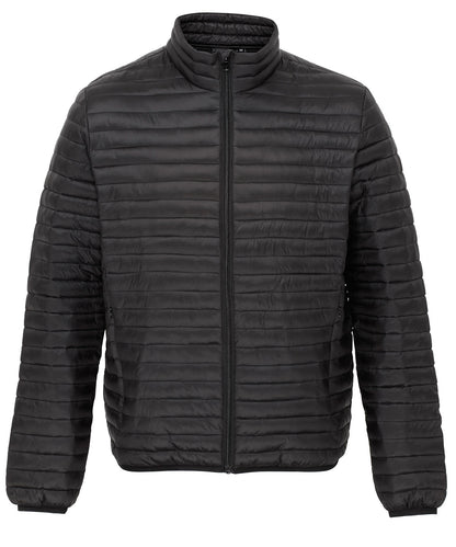 2786 TS018 Tribe fineline padded jacket in Black