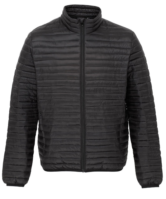 2786 TS018 Tribe fineline padded jacket in Black