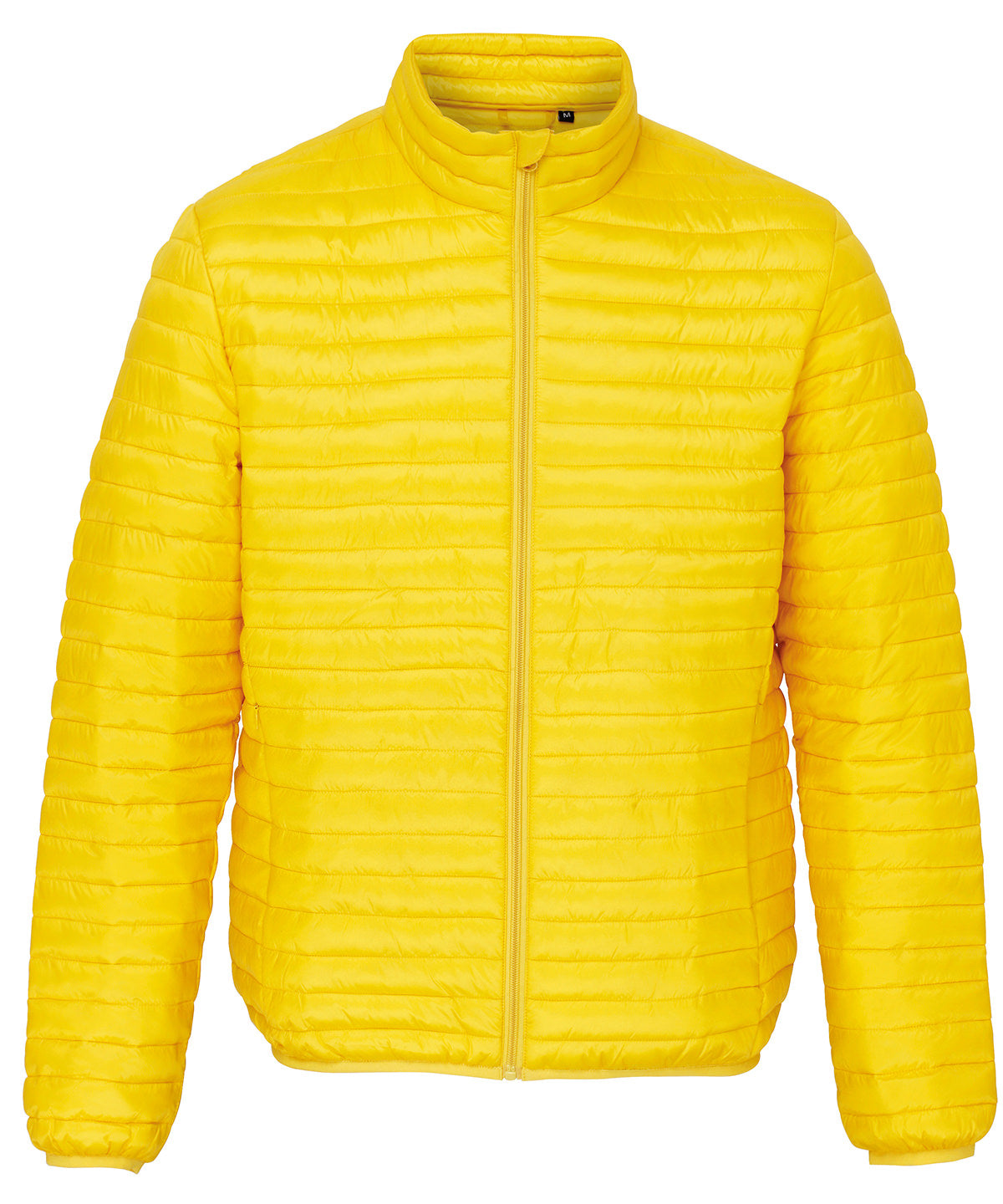 2786 TS018 Tribe fineline padded jacket in Bright Yellow