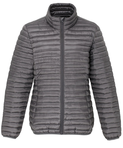 2786 TS18F Women's tribe fineline padded jacket in Steel