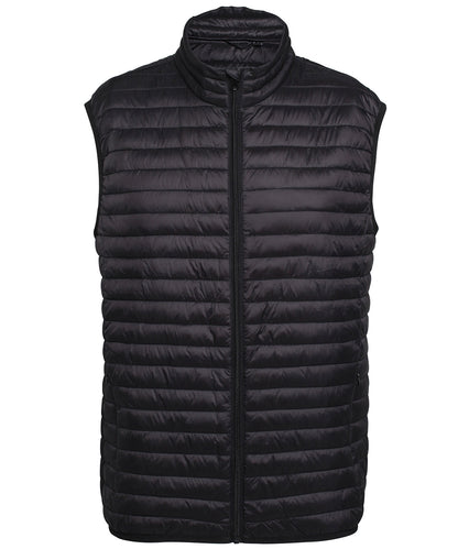 2786 TS019 Tribe fineline padded gilet in Black