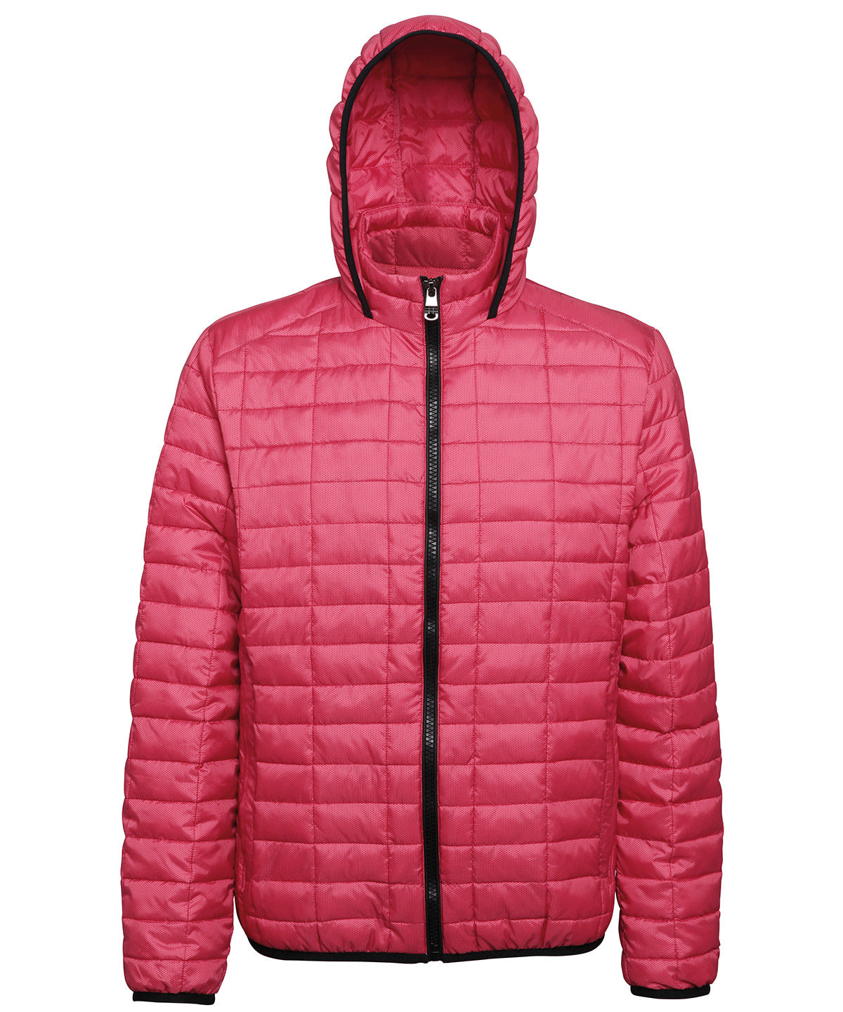 2786 TS023 Honeycomb hooded jacket in Red