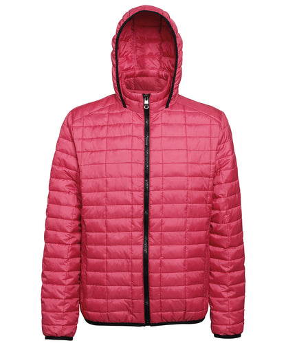 2786 TS023 Honeycomb hooded jacket in Red