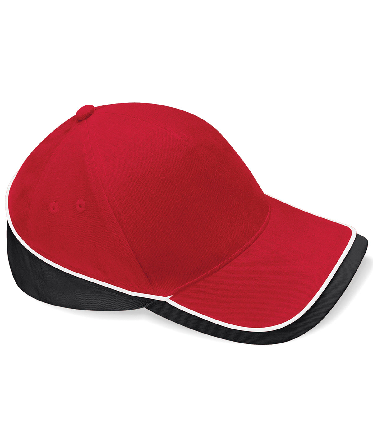 Beechfield BC171 Teamwear competition cap in ClassicRed/Black