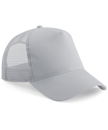 Beechfield BC640 Snapback trucker in Light Grey/Light Grey